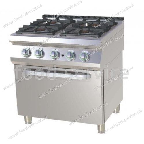 Плита газовая 4-х конфорочная RM Gastro SP ST 780-21 GE